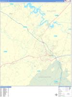 Johnson City Wall Map